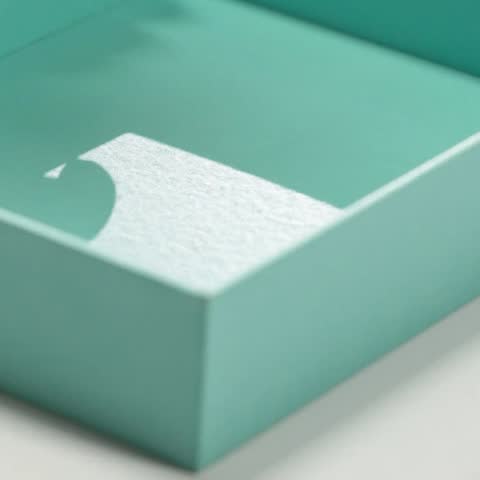 Hand-finishing detail, spot UV process